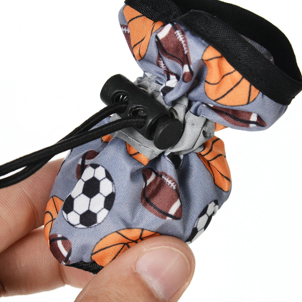 4Pcs Pet Dog Shoes for Small Large Dogs Cat Anti-Slip Soft Adjustable Paw Boots Chihuahua Socks Dachshund Puppy Outdoor Sneakers
